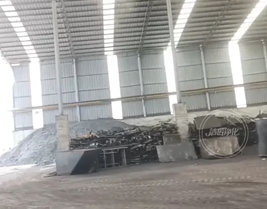 為陶瓷廠煤氣站安裝100+個高壓噴霧頭！Dejing的凈?除臭顯實力！